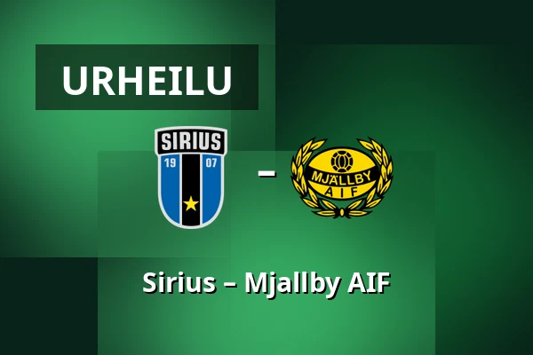 Sirius – Mjallby AIF — Studenternas IP, Uppsala