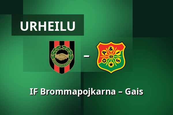 IF Brommapojkarna – Gais — Grimsta IP, Tukholma