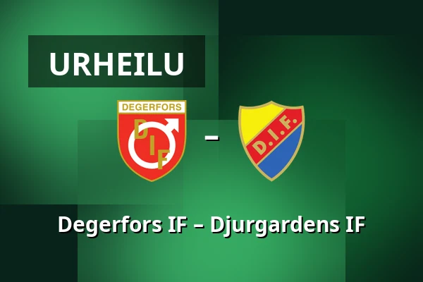 Degerfors IF – Djurgardens IF — Stora Valla, Degerfors