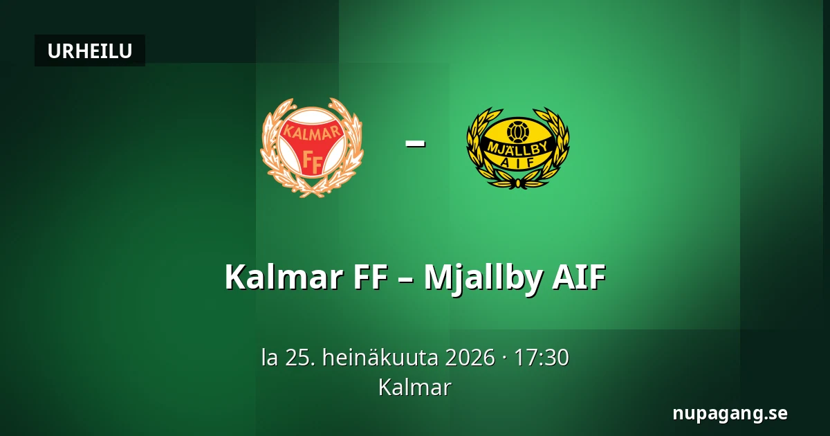 Kalmar FF – Mjallby AIF — Kalmar