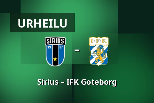 Sirius – IFK Goteborg — Studenternas IP, Uppsala