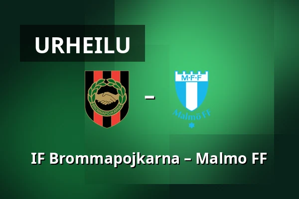 IF Brommapojkarna – Malmo FF — Grimsta IP, Tukholma