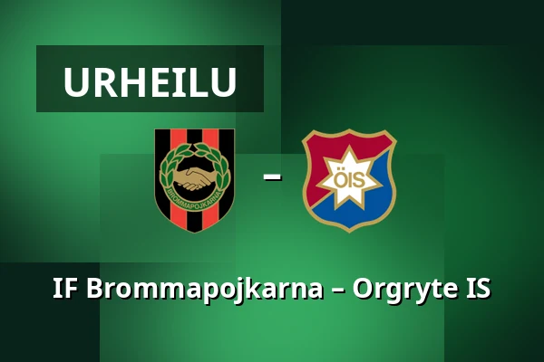 IF Brommapojkarna – Orgryte IS — Grimsta IP, Tukholma