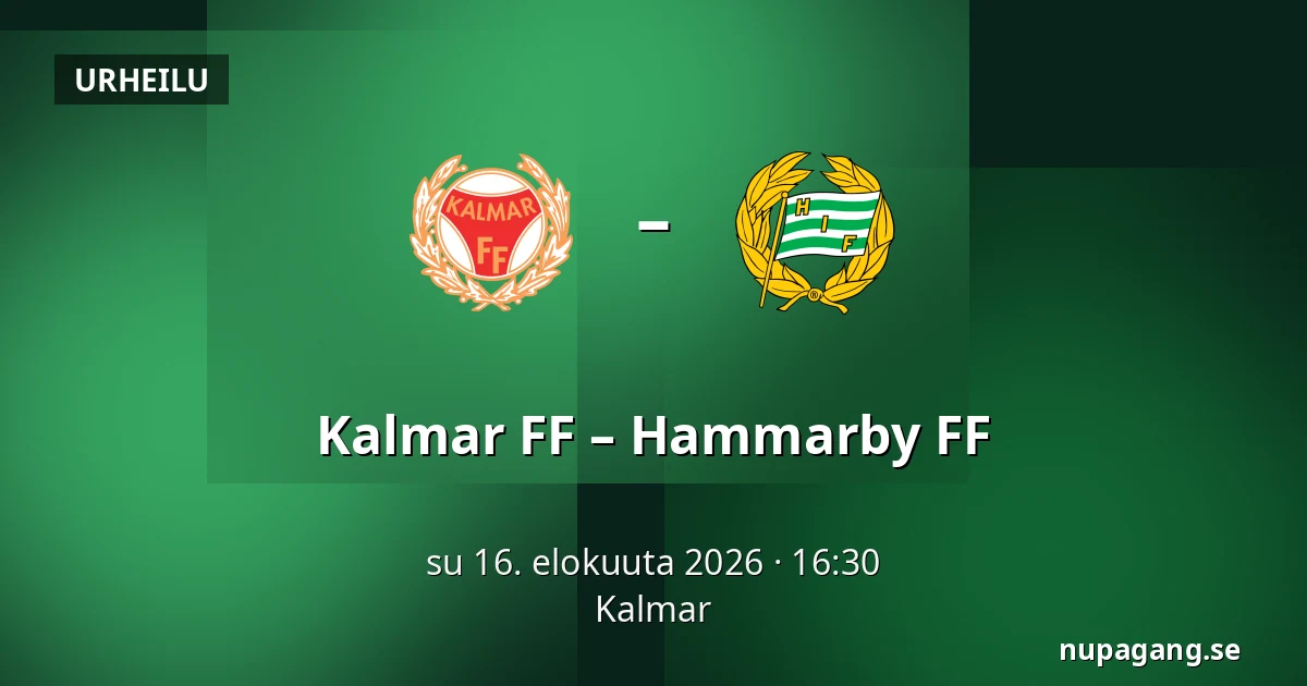 Kalmar FF – Hammarby FF — Kalmar