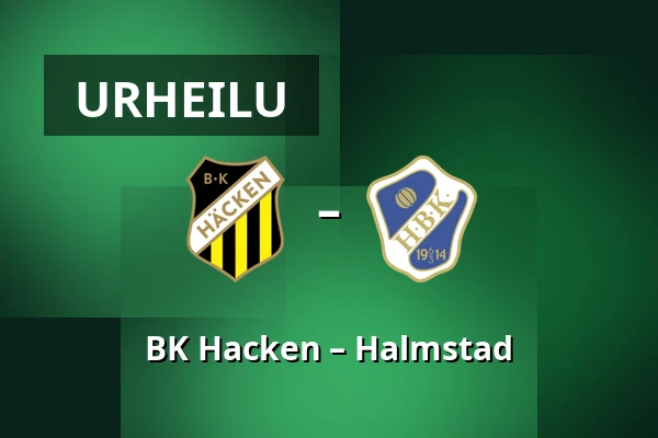 BK Hacken – Halmstad — Nordic Wellness Arena, Göteborg