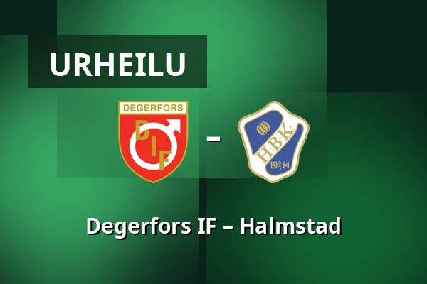 Degerfors IF – Halmstad — Stora Valla, Degerfors