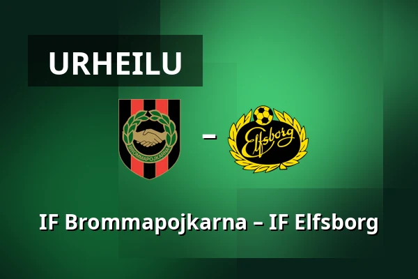 IF Brommapojkarna – IF Elfsborg — Grimsta IP, Tukholma