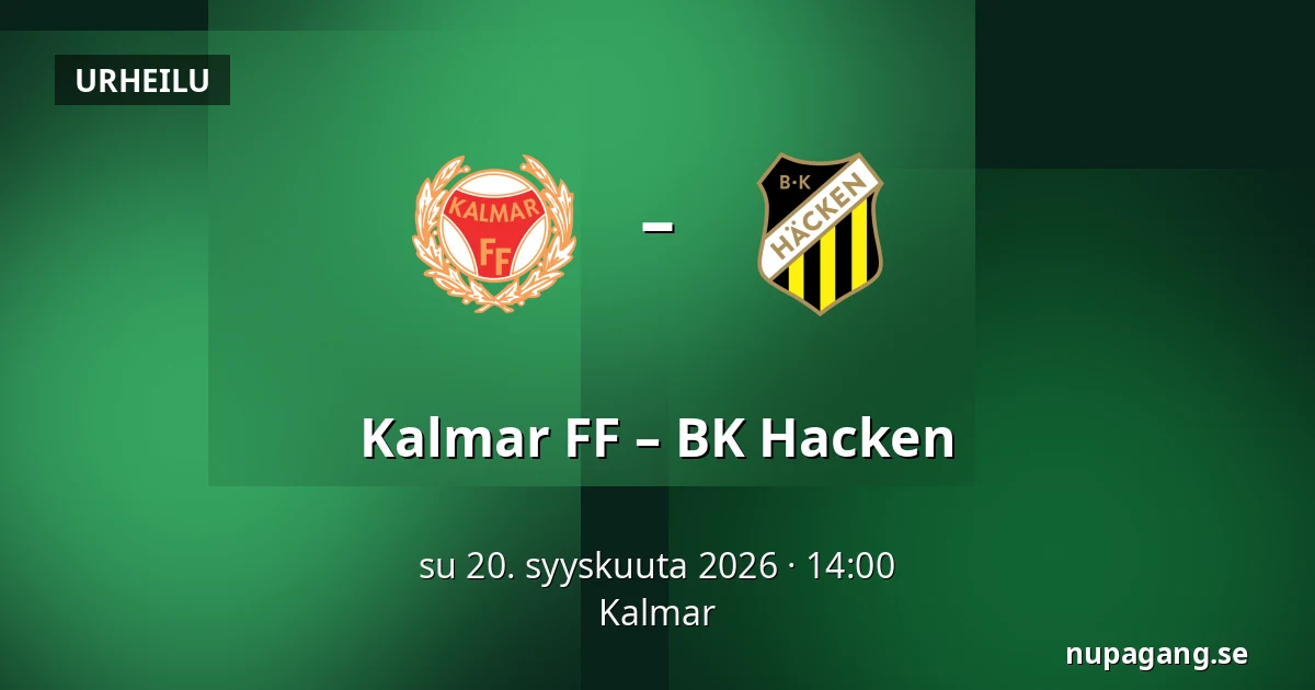 Kalmar FF – BK Hacken — Kalmar