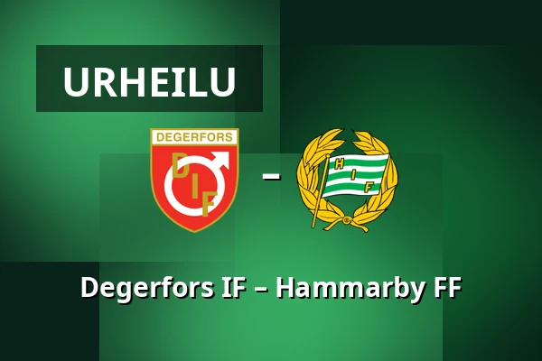 Degerfors IF – Hammarby FF — Stora Valla, Degerfors