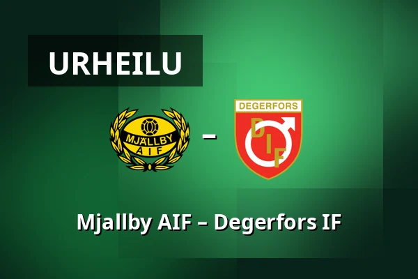 Mjallby AIF – Degerfors IF — Strandvallen, Sölvesborg