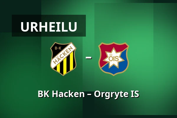 BK Hacken – Orgryte IS — Nordic Wellness Arena, Göteborg