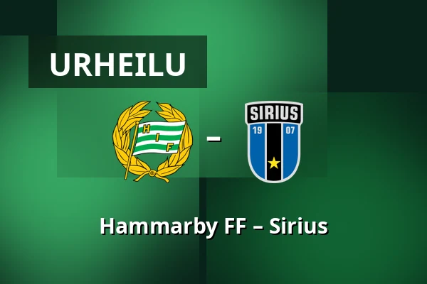Hammarby FF – Sirius — 3Arena, Tukholma
