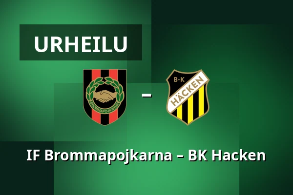 IF Brommapojkarna – BK Hacken — Grimsta IP, Tukholma