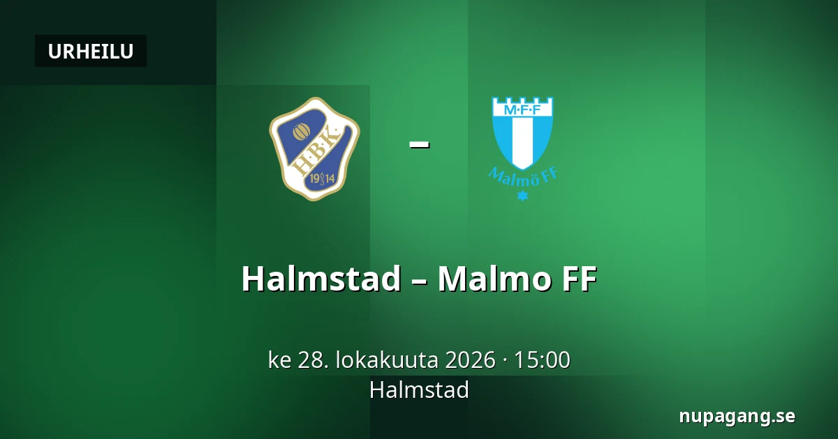 Halmstad – Malmo FF — Halmstad