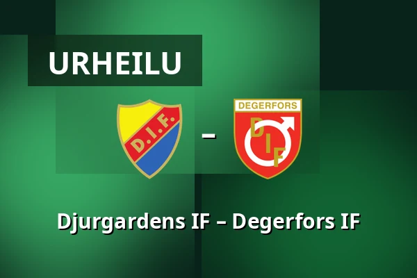 Djurgardens IF – Degerfors IF — 3Arena, Tukholma