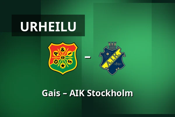 Gais – AIK Stockholm — Göteborg