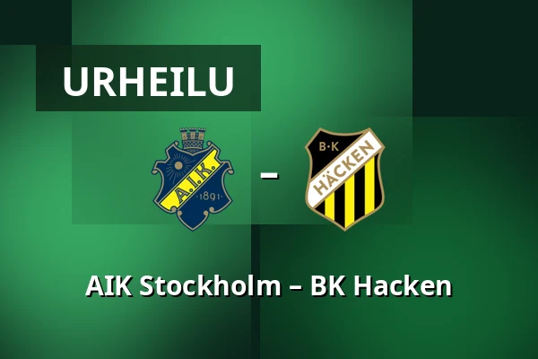 AIK Stockholm – BK Hacken — Strawberry Arena, Solna