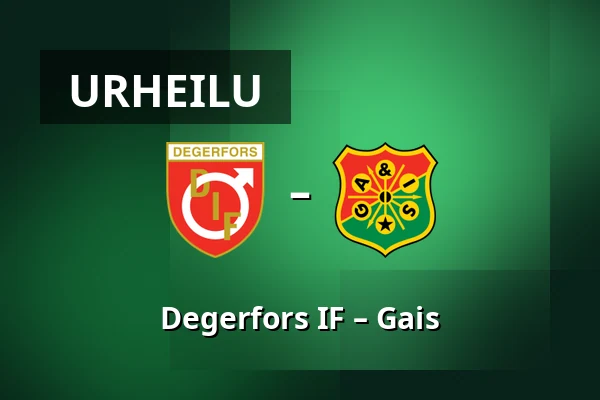 Degerfors IF – Gais — Stora Valla, Degerfors