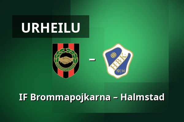 IF Brommapojkarna – Halmstad — Grimsta IP, Tukholma