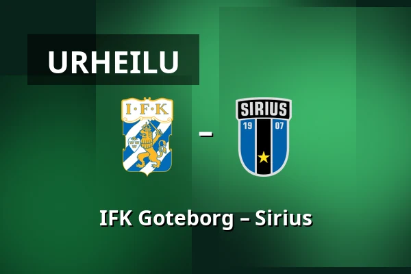 IFK Goteborg – Sirius — Gamla Ullevi, Göteborg