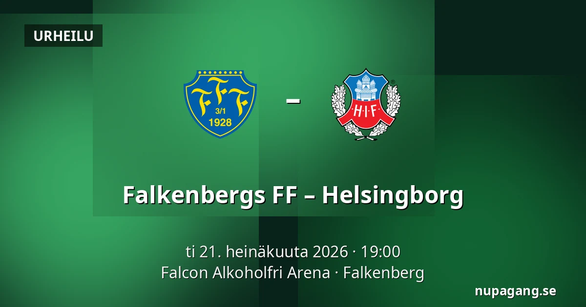 Falkenbergs FF – Helsingborg — Falcon Alkoholfri Arena, Falkenberg