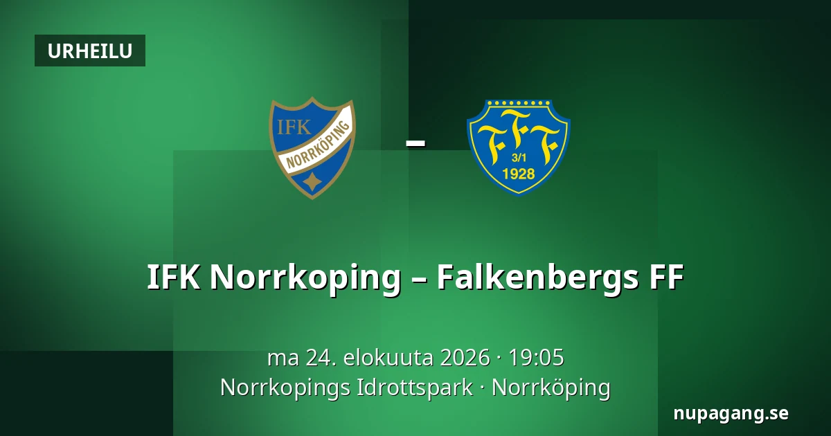 IFK Norrkoping – Falkenbergs FF — Norrkopings Idrottspark, Norrköping