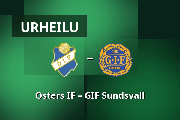 Osters IF – GIF Sundsvall — Visma Arena, Växjö