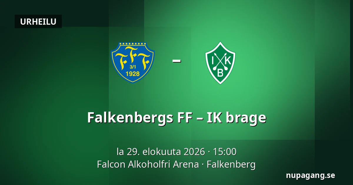 Falkenbergs FF – IK brage — Falcon Alkoholfri Arena, Falkenberg
