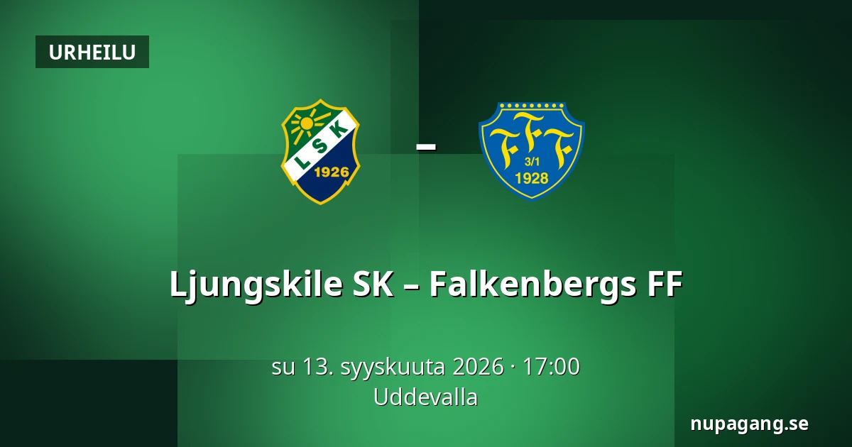 Ljungskile SK – Falkenbergs FF — Uddevalla