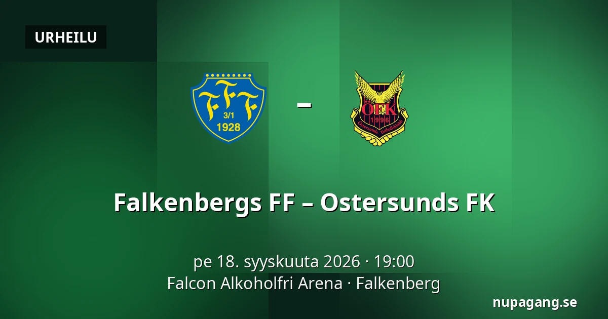 Falkenbergs FF – Ostersunds FK — Falcon Alkoholfri Arena, Falkenberg