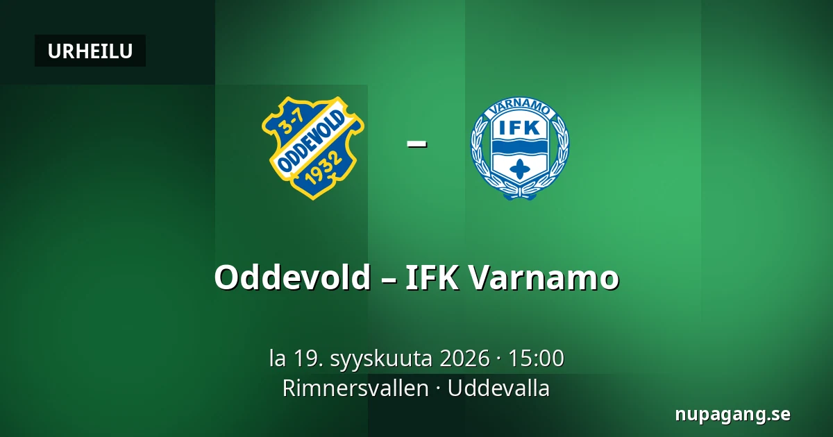 Oddevold – IFK Varnamo — Rimnersvallen, Uddevalla