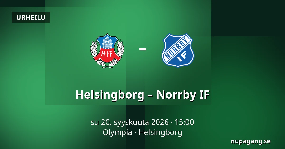 Helsingborg – Norrby IF — Olympia, Helsingborg
