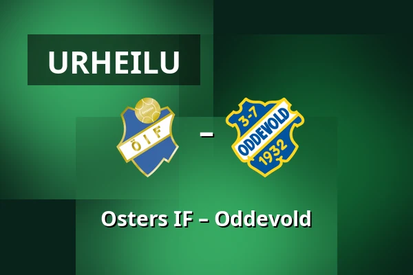 Osters IF – Oddevold — Visma Arena, Växjö