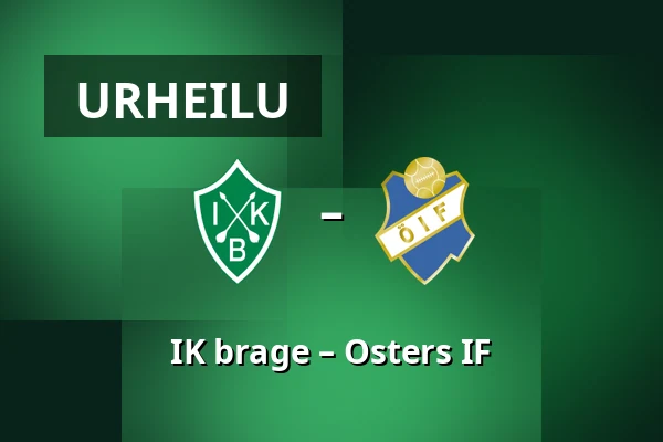 IK brage – Osters IF — Domnarvsvallen, Borlange