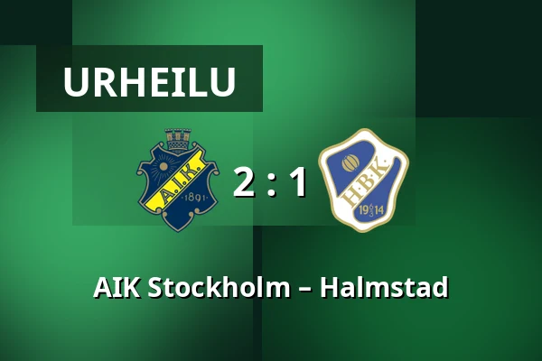 AIK Stockholm – Halmstad — Strawberry Arena, Solna