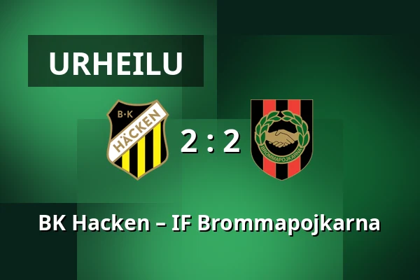BK Hacken – IF Brommapojkarna — Nordic Wellness Arena, Göteborg