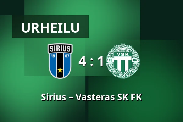 Sirius – Vasteras SK FK — Studenternas IP, Uppsala