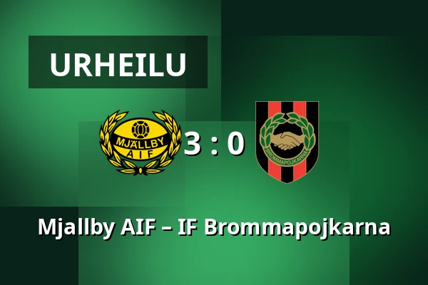 Mjallby AIF – IF Brommapojkarna — Strandvallen, Hallevik