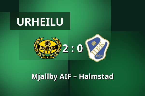Mjallby AIF – Halmstad — Strandvallen, Hallevik