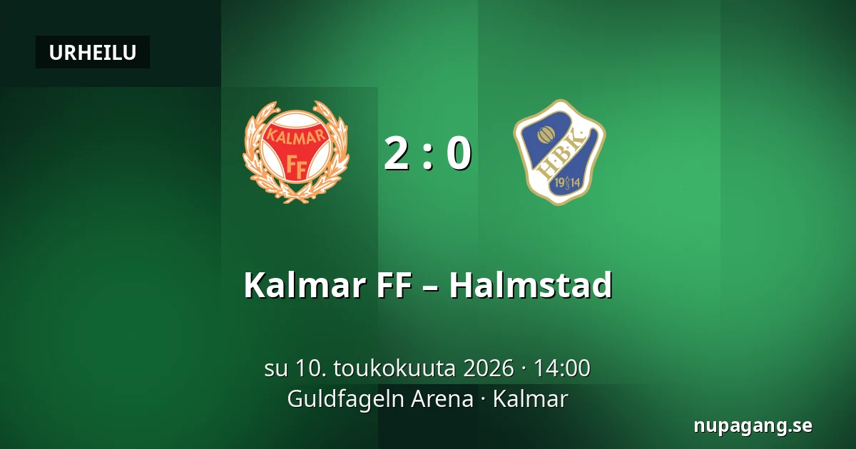 Kalmar FF – Halmstad — Guldfageln Arena, Kalmar