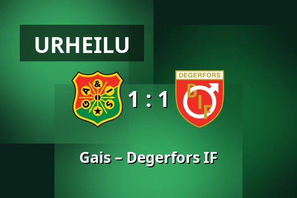 Gais – Degerfors IF — Gamla Ullevi, Göteborg