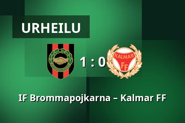 IF Brommapojkarna – Kalmar FF — Grimsta IP, Tukholma