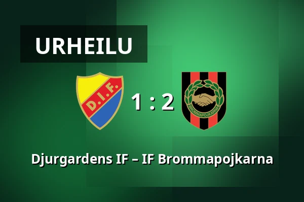 Djurgardens IF – IF Brommapojkarna — 3Arena, Tukholma