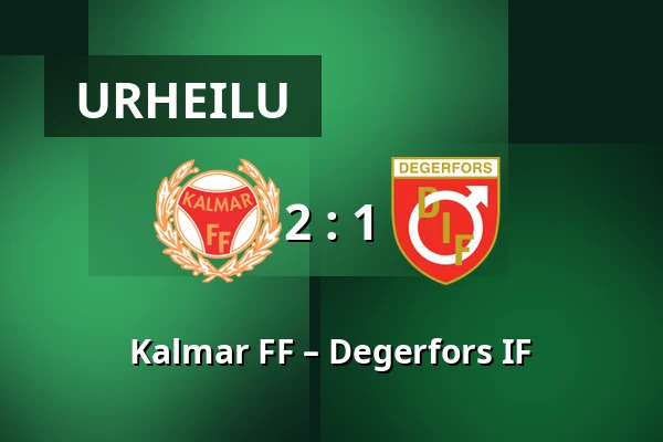 Kalmar FF – Degerfors IF — Guldfageln Arena, Kalmar