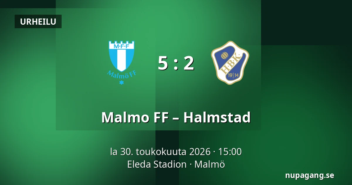 Malmo FF – Halmstad — Eleda Stadion, Malmö