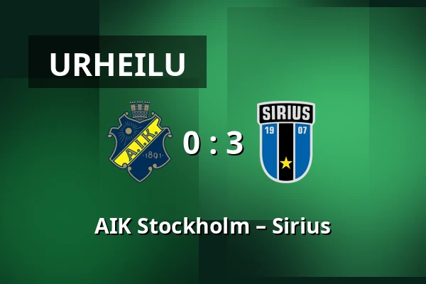 AIK Stockholm – Sirius — Strawberry Arena, Solna