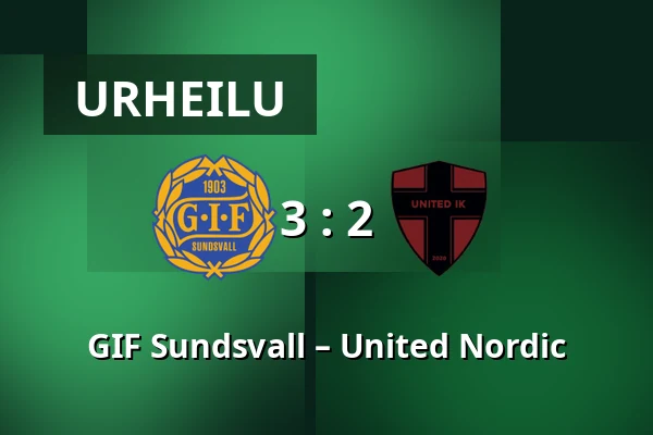 GIF Sundsvall – United Nordic — NP3 Arena, Sundsvall