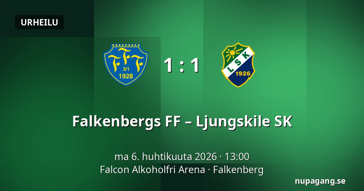 Falkenbergs FF – Ljungskile SK — Falcon Alkoholfri Arena, Falkenberg