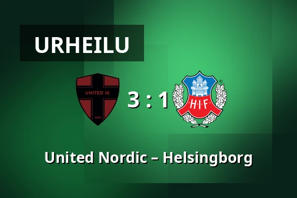 United Nordic – Helsingborg — Sodertalje Fotbollsarena, Sodertalje