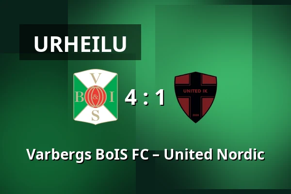 Varbergs BoIS FC – United Nordic — Paskbergsvallen, Varberg